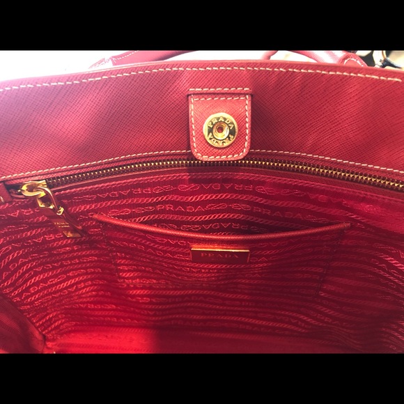 Authentic Prada Saffiano Bicolor Tote Bag - Picture 9 of 13
